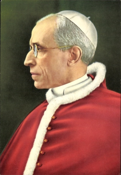 Postcard Pope Pius XII, Eugenio Maria Giuseppe Giovanni Pacelli