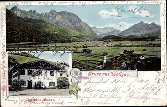 PC Wallgau Oberbayern, general view, Inn Neuner