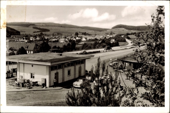 Ak Kirchheim in Hessen, Raststätte Kirchheim im Aulatal, D. Singer