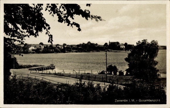 Postcard Zarrentin am Schaalsee, general view