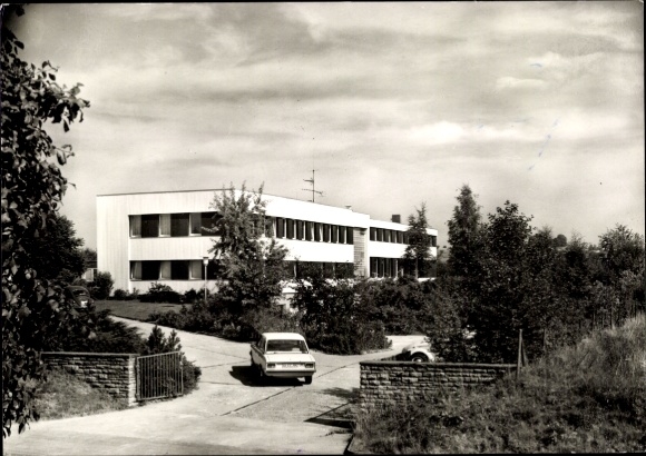 Postcard Grünberg in Hessen, Educational Center of German Horticulture eV