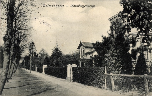 Postcard Delmenhorst in Oldenburg, Oldenburgerstraße