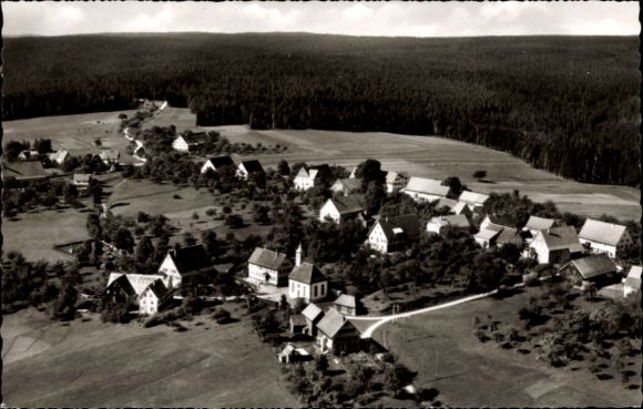 Ak Hochdorf (bei Horb) Nagold im Schwarzwald, Fliegeraufnahme