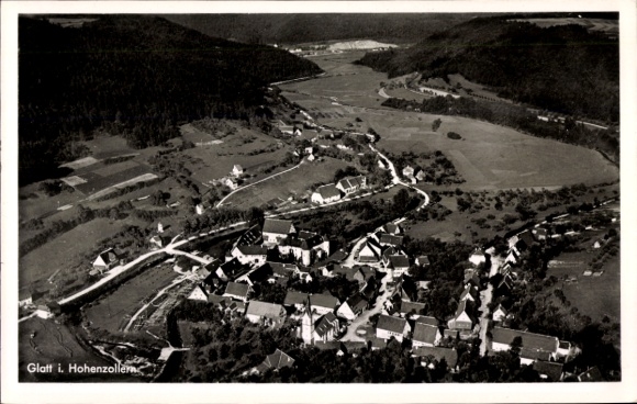 Ak Glatt Sulz am Neckar, Luftaufnahme