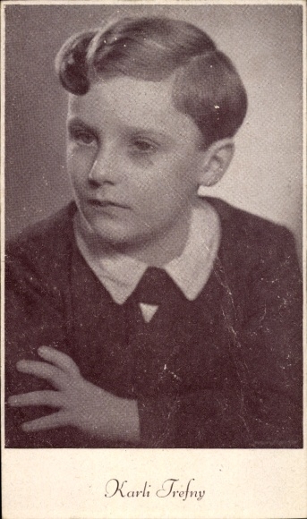 Ak Schauspieler Karli Trefny, Portrait