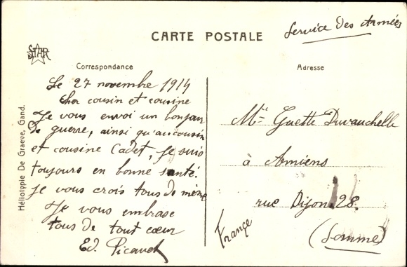 Postcard Furnes West Flanders, railway station