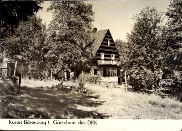 Ak Bärenburg Altenberg im Erzgebirge, Gästehaus des DRK