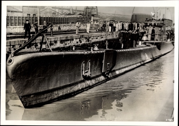 Photo Hoffmann Italienisches U-Boot Barbarigo, Juni 1942