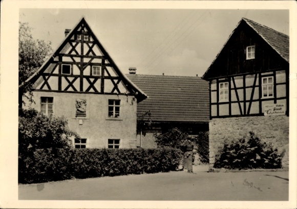 Ak Bad Köstritz in Thüringen, HO Wismut Gaststätte Zum Frosch