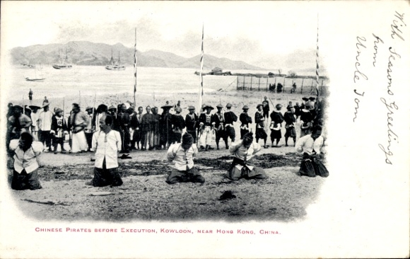 PC Chinese Pirates before Execution, Kowloon, near Hong Kong