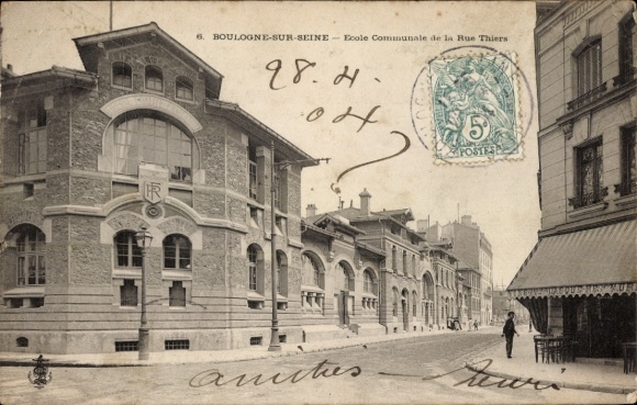 PC Boulogne Billancourt Hauts de Seine, Ecole Communale de la Rue Thiers