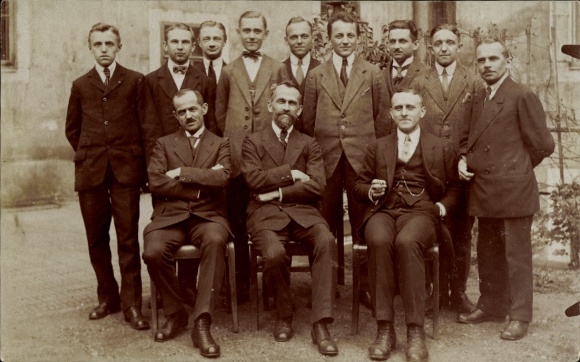 Foto Ak Dresden, Tarifabteilung Werkskontrolle, Männer-Gruppenfoto