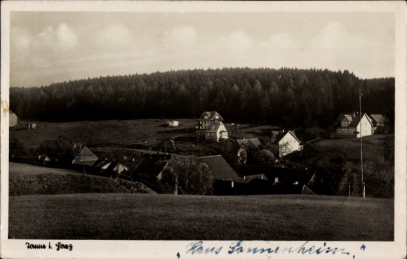 Postcard Tanne Oberharz am Brocken, partial view