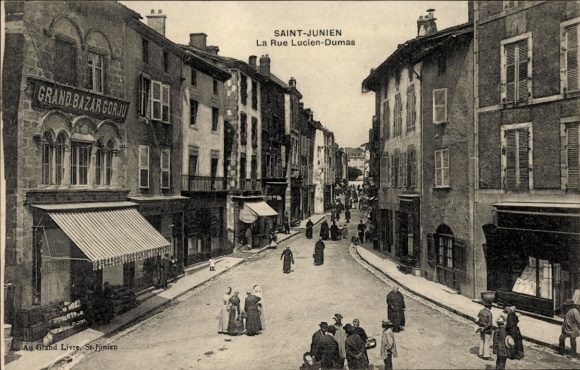 KP Saint Junien Haute Vienne, Rue Lucien Dumas, Wielki Bazar