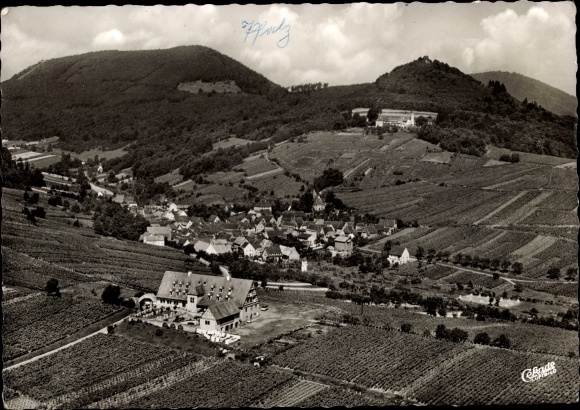 PC Albersweiler in the Palatinate, Hotel Leinsweiler Hof, aerial photograph