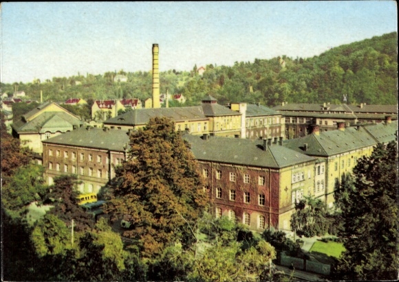Postcard Meissen on the Elbe, VEB State Porcelain Manufactory Meissen