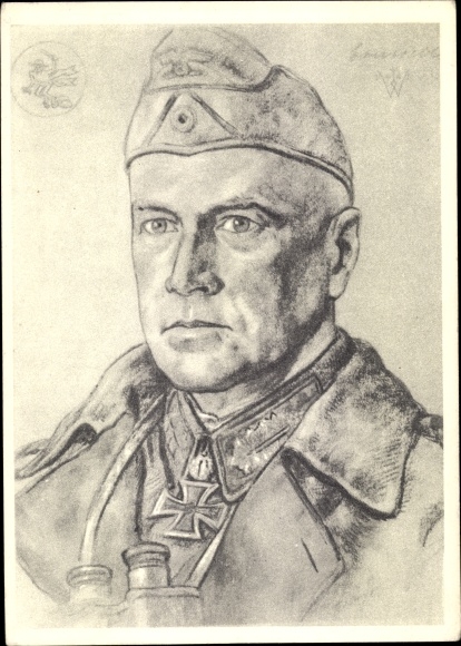 Artist PC Willrich, Wolfgang, Lieutenant General Crüwell, Panzer Division of the Wehrmacht, II. WW