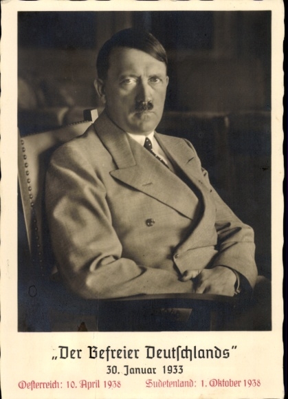 KP Führer i kanclerz Rzeszy Adolf Hitler w swoim domu w Obersalzbergu, portret