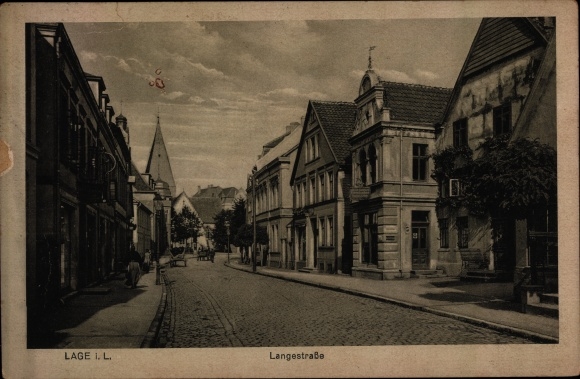 Ak locatie in Lippe, Langestrasse
