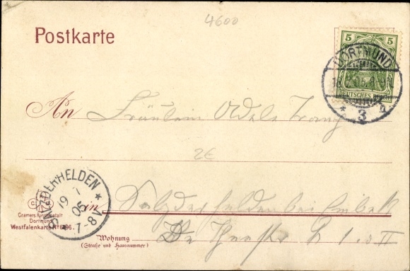 Song Postcard Westphalia, land of pumpernickel and ham, Westphalian song, shepherd