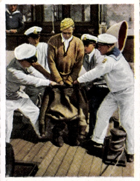 Collective picture The German Wehrmacht No. 217, divers are being equipped