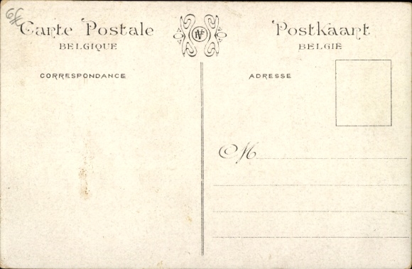 Postcard steamer Bruxellesville, Compagnie Maritime Belge
