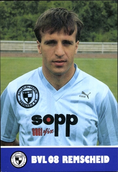 Autograph card footballer Zjelko Nicolic, FC Remscheid, autograph