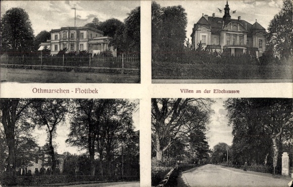 PC Hamburg Altona Othmarschen Flottbek, villas on the Elbchaussee