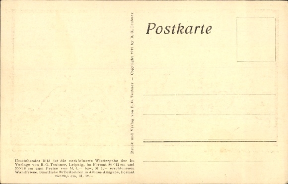 Paper cutting Postcard Diefenbach, Per aspera ad astra, partial image 15