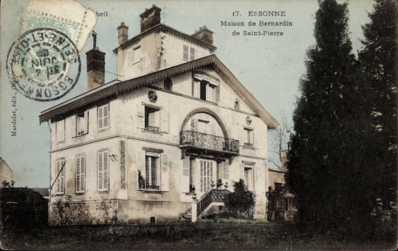 Ak Essonnes Essonne, Maison de Bernardin de Saint Pierre