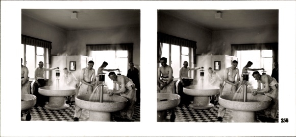 Stereo Raumbild Foto "Die NS Musterbetriebe 1937-38", Nr. 256, Teutoburger Margarinewerke Hilter
