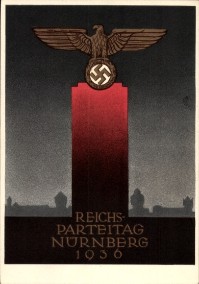 Artist Postcard Klein, Richard, Reich Party Rally of the NSDAP Nuremberg 1936