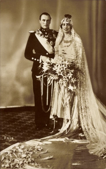 Ak König Olav V von Norwegen, Märtha von Schweden, Hochzeit 1929