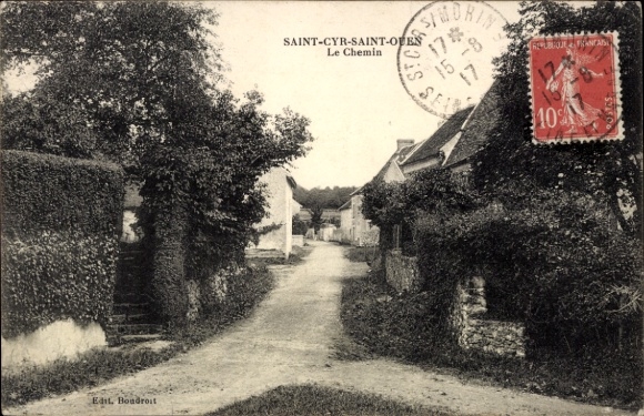 CPA Saint Cyr Saint Ouen Yvelines, Le Chemin