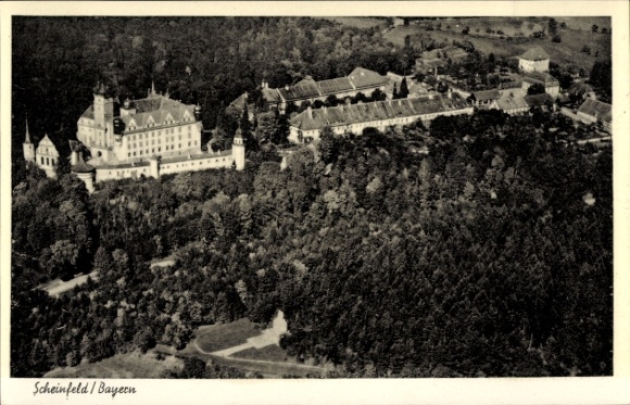 Ak Scheinfeld Midden-Franken, luchtfoto