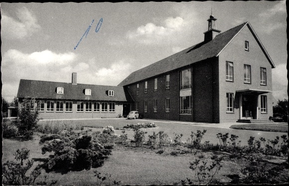 Postcard Westerstede in Oldenburg Ammerland, agricultural school