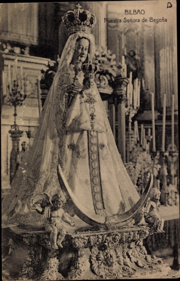 KP Bilbao Kraj Basków, pomnik Nuestra Señora de Begoña, reprezentacja religijna, Bilbao