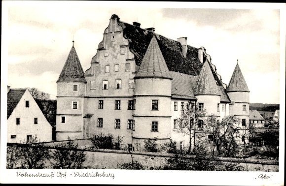 Ak Vohenstrauß im Oberpfälzer Wald Bayern, Friedrichsburg
