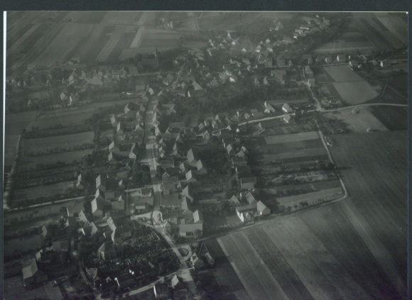 Foto Donndorf Roßleben-Wiehe im Kyffhäuserkreis, Fliegeraufnahme