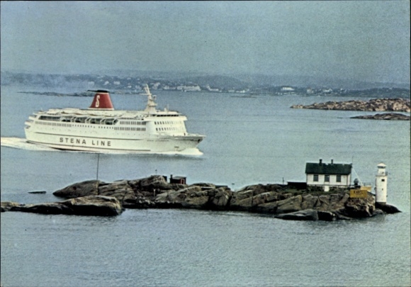 Postcard Stena Line, Gothenburg-Frederikshavn, Kiel, Korsör