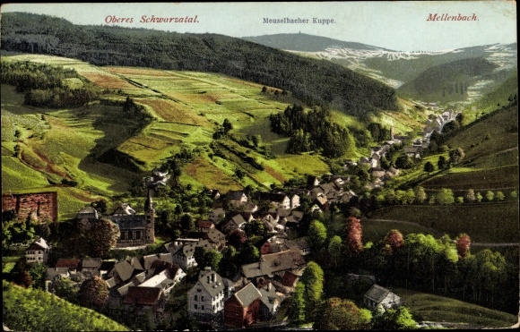 KP Mellenbach Glasbach w Schwarzatal Turyngia, Górny Schwarzatal, Meuselbacher Kuppe