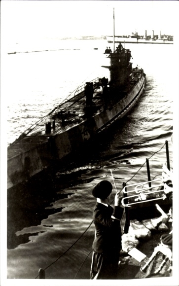 Foto Ak Deutsches Kriegsschiff, U-Boot, Kriegsmarine