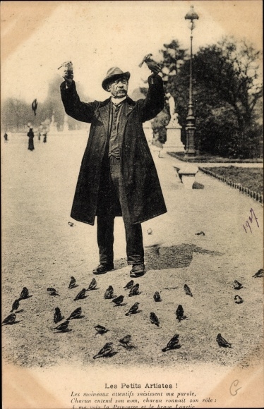 Postcard Paris, The Bird Charmer, Little Artists