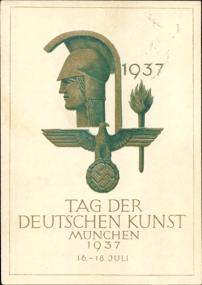 Artist PC Munich Bavaria, Day of German Art 16-18. July 1937