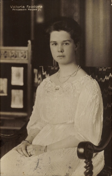 PC Victoria Feodora, Princess Reuss j. L., portrait