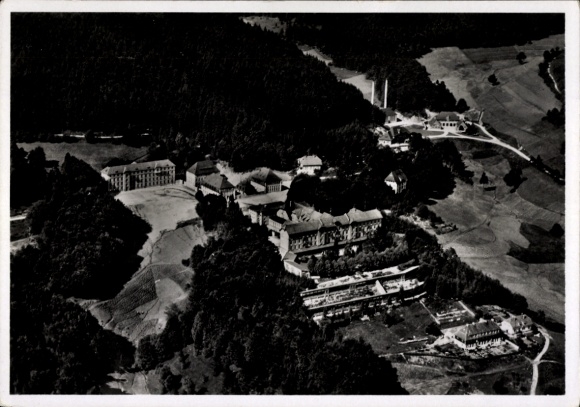 Postcard Friedrichsheim Malsburg Marzell in the Black Forest, aerial photograph