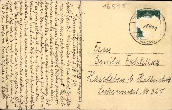 Postcard Schmachtenhagen Oranienburg in the Oberhavel district, Dorfstrasse