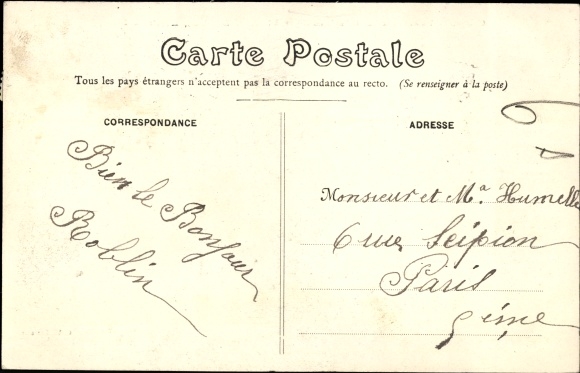 Ak Lorrez le Bocage Seine et Marne, Chateau de Monsieur le Comte Louis de Segur
