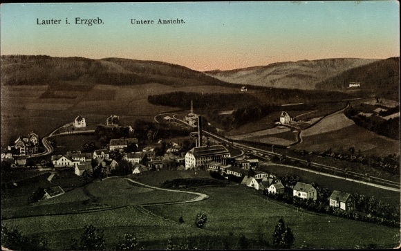 PC Lauter Bernsbach in the Erzgebirge of Saxony, lower view