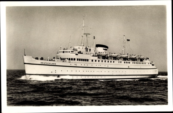 Ansichtkaart veerboot Duitsland